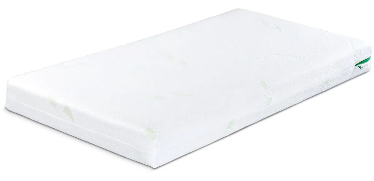Luksusowy materac dla dziecka – 3 warstwy pianki, kaszy gryczanej i kokosa – Grubość 11 cm – Rozmiar uniwersalny 120 x 60 cm – Bezpieczny – Zdejmowany, oddychający pokrowiec