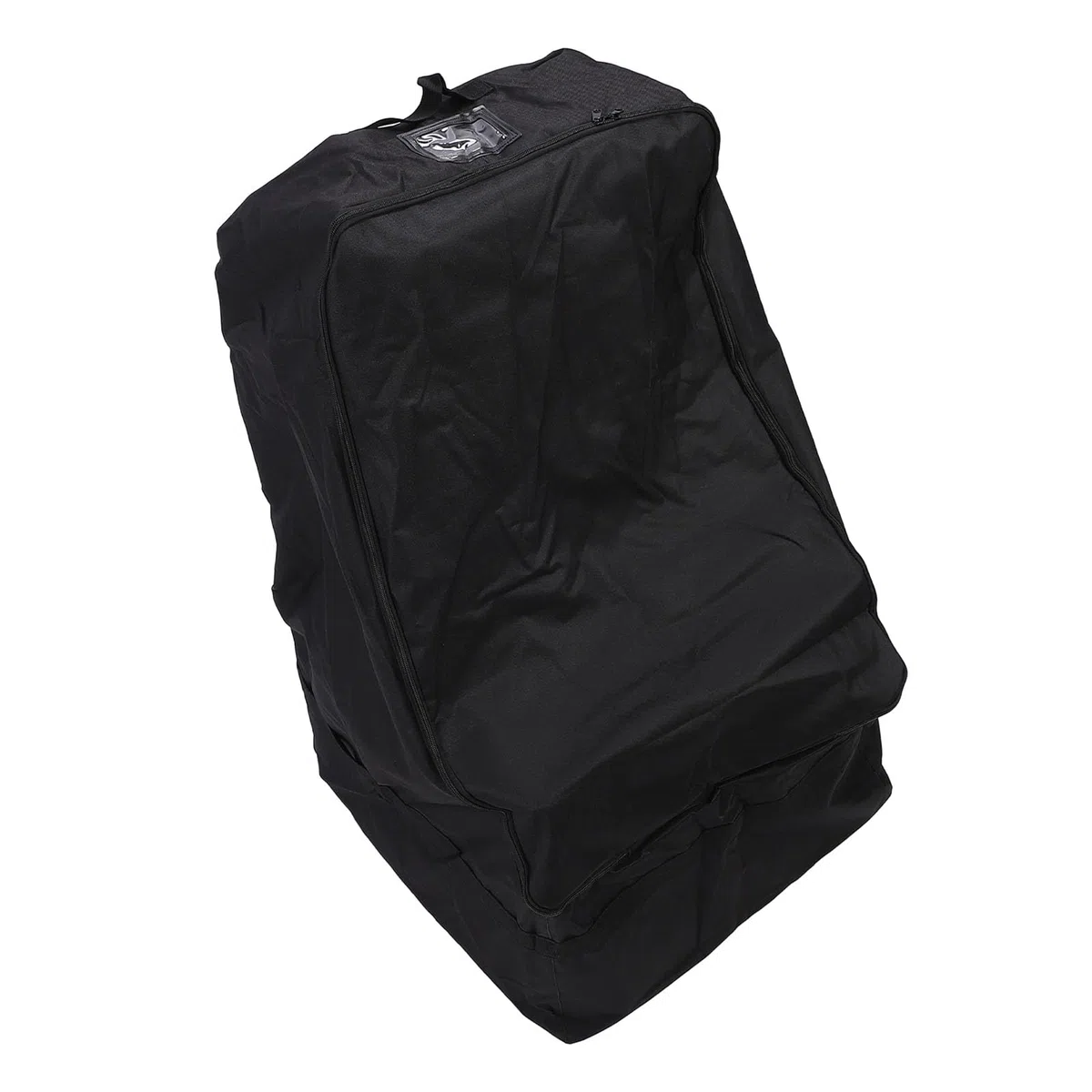 Czarna Torba do Wózka, Torba do Przechowywania Oxford 600D, Organizer Podróży z 2 Wyściełanymi Paskami Plecaka, Idealna Podróży Samolotem i Transportu