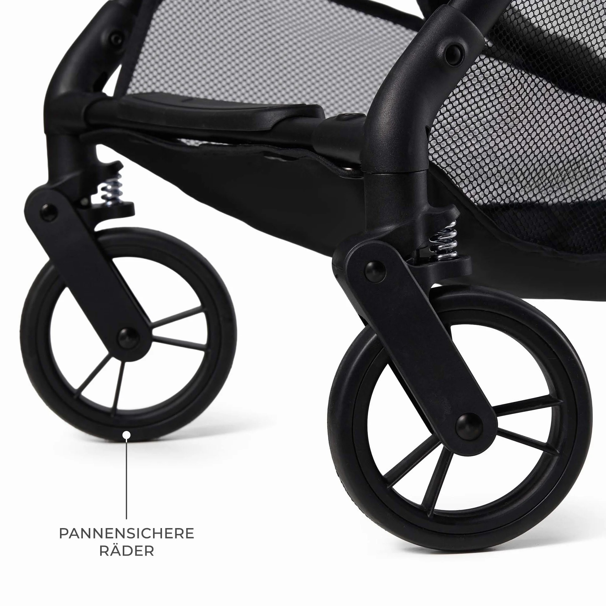 Kinderkraft INDY 3, lekki wózek spacerowy od urodzenia do 15 kg, tylko 7,3 kg, mechanizm składania jedną ręką CLICK & FOLD, kompaktowy, regulowane oparcie, 5-punktowy pasek, osłona z okienkiem, koła