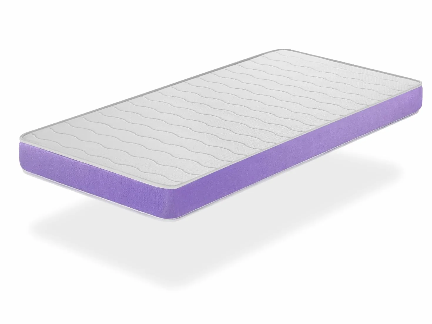 Materac dziecięcy 67X137 Velvet Blue Pianka, Grubość 11 CM Oddychający i ergonomiczny. Idealny dla niemowląt