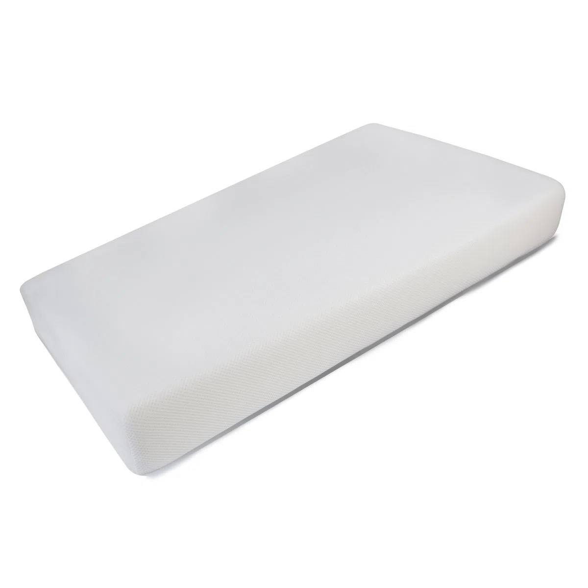 PEKITAS - Materac mini do łóżeczka 60 x 80 cm, erogonomiczny pokrowiec 3D oddychający, zapobiegający zaparowaniu z nadającym się do prania zamkiem, wnętrze z białej pianki, wyprodukowano w Hiszpanii