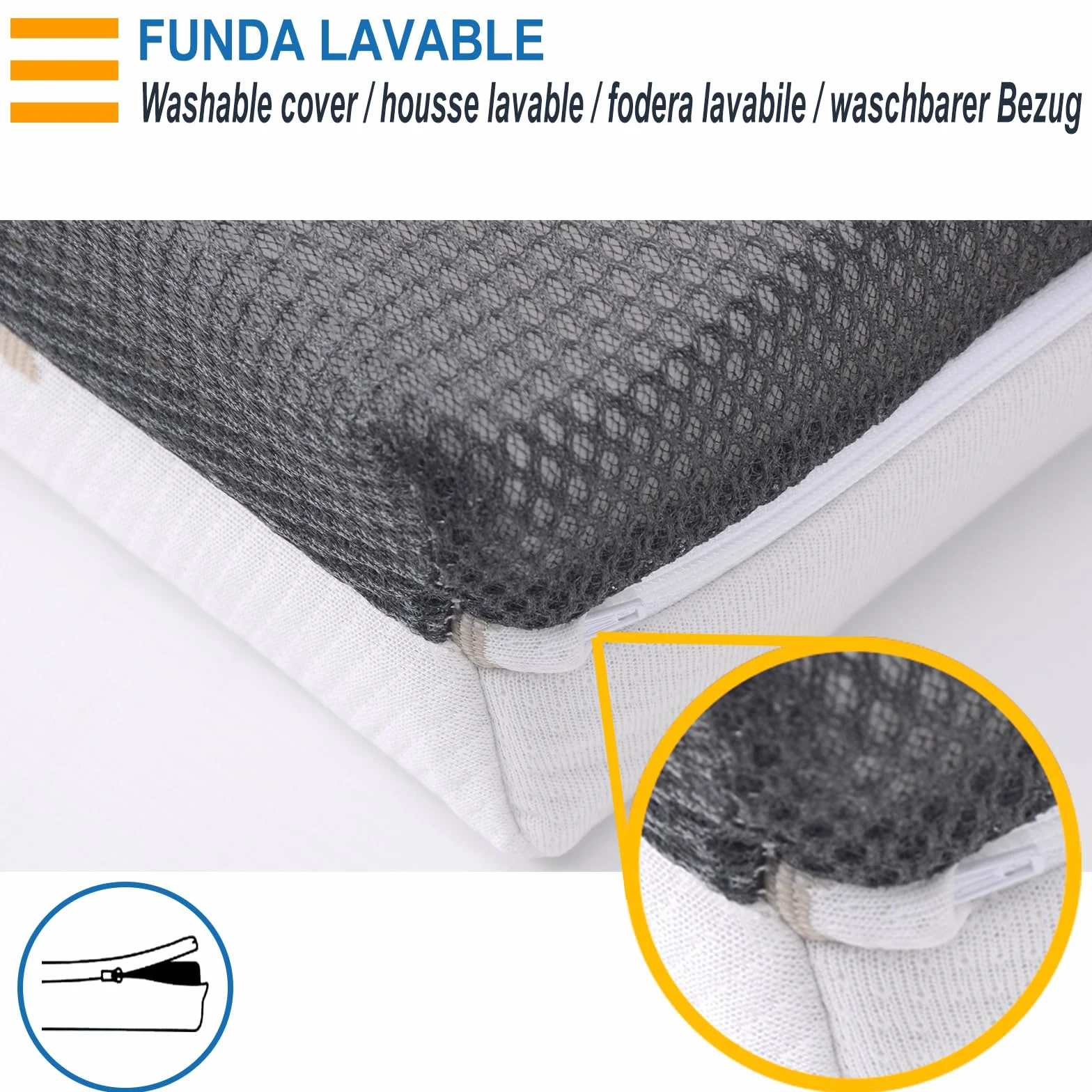 PEKITAS Materac Mini Łóżeczko 50 x 90 cm Grubość 10 cm Hybrydowy Dwustronny Dwustronny Pokrowiec Zdejmowany Pokrowiec Zmywalny Twardość Oddychający Anti-Dławienie Łóżeczko dziecięce